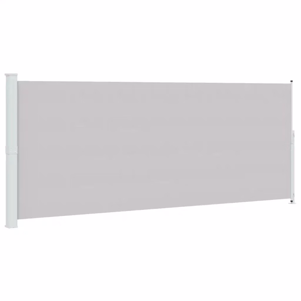 Tenda Laterale Retrattile DESIGN IN per Patio e Balcone in Poliestere e Acciaio, Grigia, L: 500 cm, H: 200 cm – 2