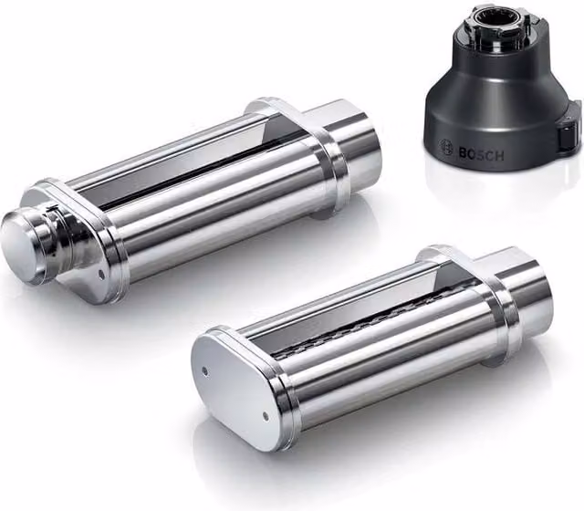 Bosch MUZS6PP Serie 6 Kit Pasta Passion con 2 trafile per lasagne e tagliatelle in acciaio inox colore Argento
