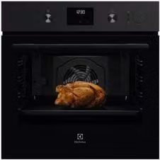 Forno da incasso Electrolux Serie 600 SteamCrisp Pure black Classe A con funzione vapore, Capacità: 72 l, L: 60 cm