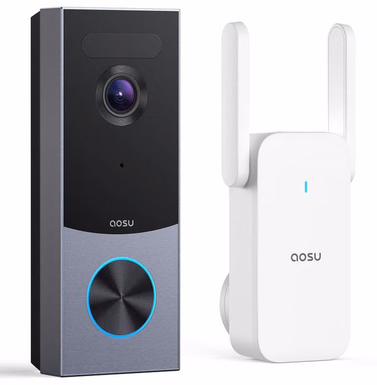Videocitofono wireless - Telecamera HD da 5 MP - Autonomia della batteria di 180 giorni - Utilizzo esterno