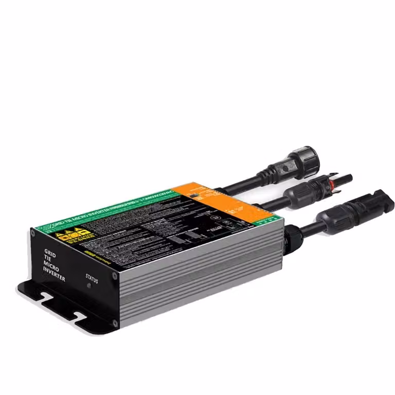 Micro-inverter solari, elevata efficienza di conversione energetica, design compatto, modello GMI-300W, tensione di ingresso 180V-280VAC, tensione a circuito aperto (Voc) 18-50