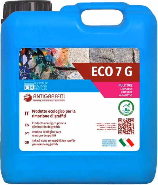 Detergente ecologico CIR per la rimozione di graffiti, colore blu, 5 lt