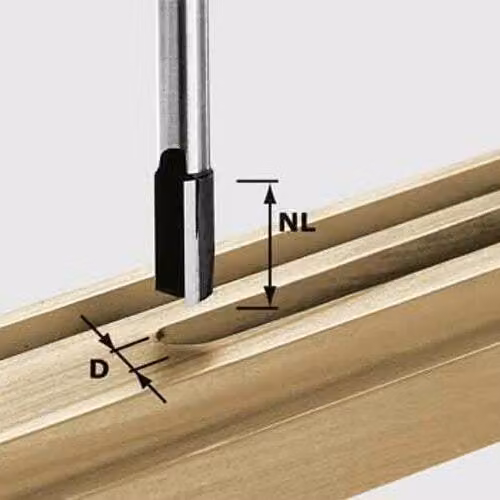 FESTOOL fresa per scanalature con tagliente di base ribaltato HW S12 D30/35