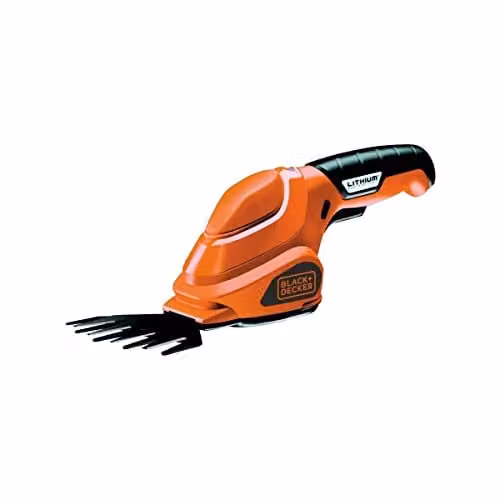 Black+Decker Cesoia a Batteria Litio 3,6 V - Larghezza Taglio 10 cm - Rosso
