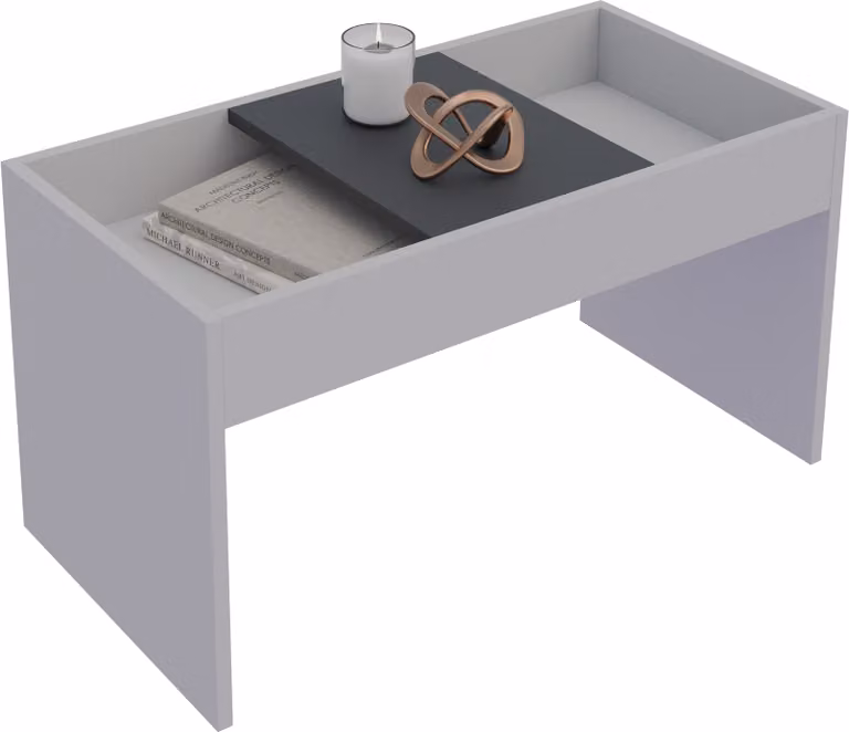 Tavolino in legno | Tavolino semplice | Dimensioni ca. H. 39 x W. 71 x D. 36 cm | Tavolino da salotto | Tavolino - Mantila