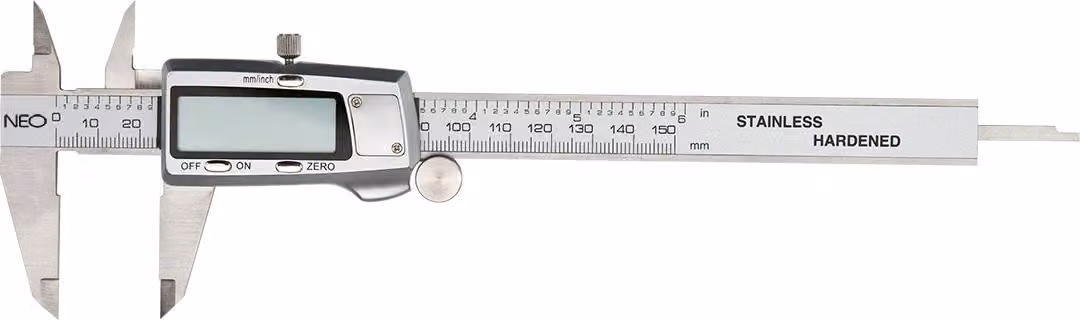 NEO TOOLS Pinza digitale 150 mm, acciaio inox