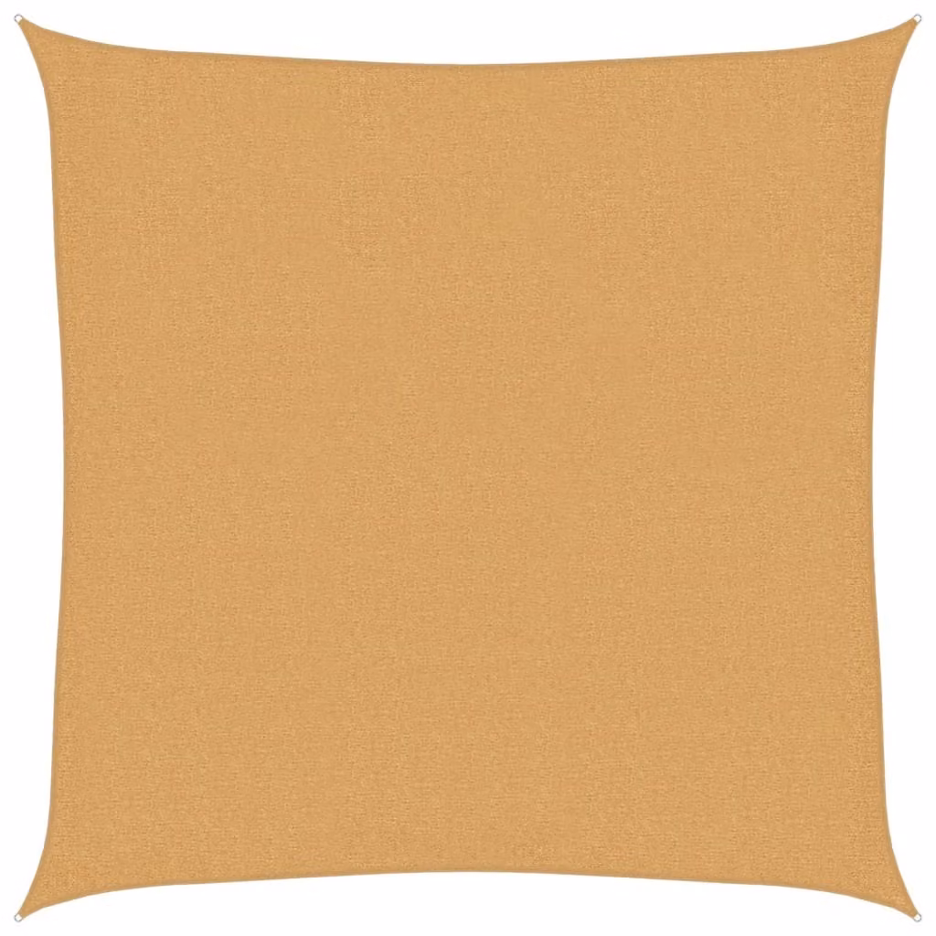 Vela Parasole 160 g/m² Quadrata Sabbia 2,5x2,5 m in HDPE