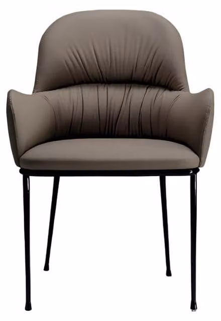 Stuhl Esszimmerstuhl Küchenstuhl Lehnstuhl Luxus Braun Modern Esszimmer