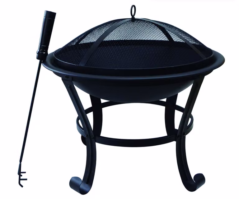J.A.D. Tools 10146 Caminetto da giardino con copertura