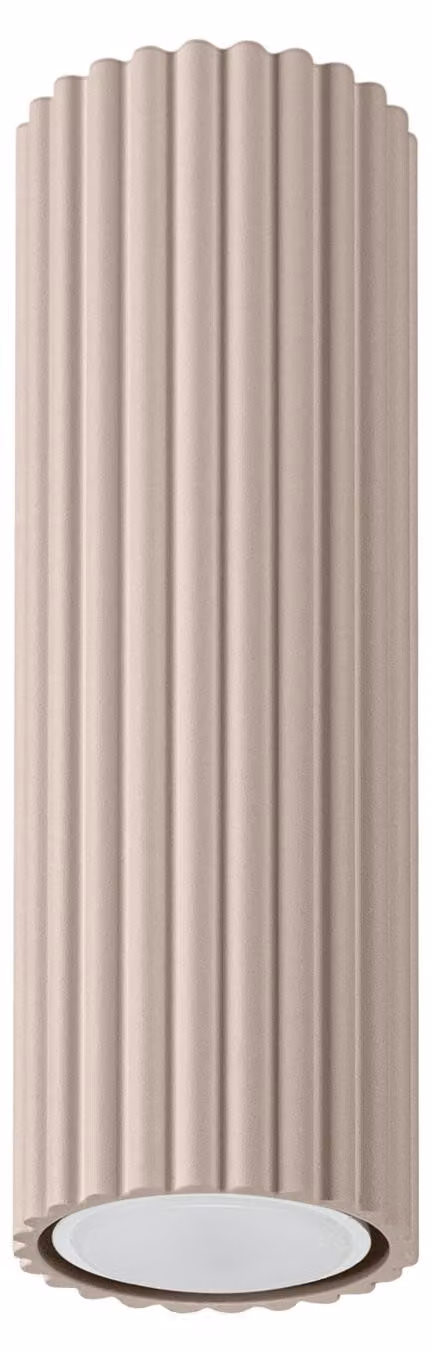 Lampada da soffitto KARBON 20 taupe 1xGU10 10W alluminio 20x6.5x6.5cm Sollux Lighting