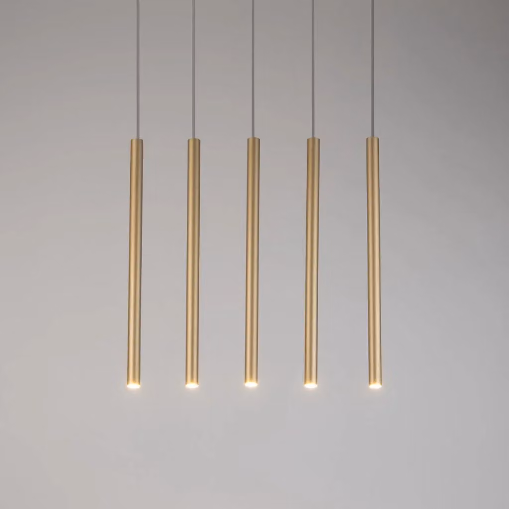 Lampadario moderno sospeso Sopel Sigma Lighting colore oro/ottone con 5 lampadine G9 – 2