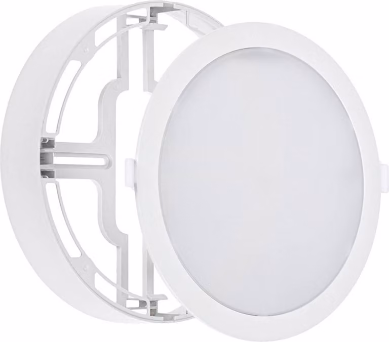 Spectrum LED proiettore da superficie e da incasso ALGINE 2in1 bianco rotondo Ø22,3cm 18W 2200lm bianco neutro 4000K 110°