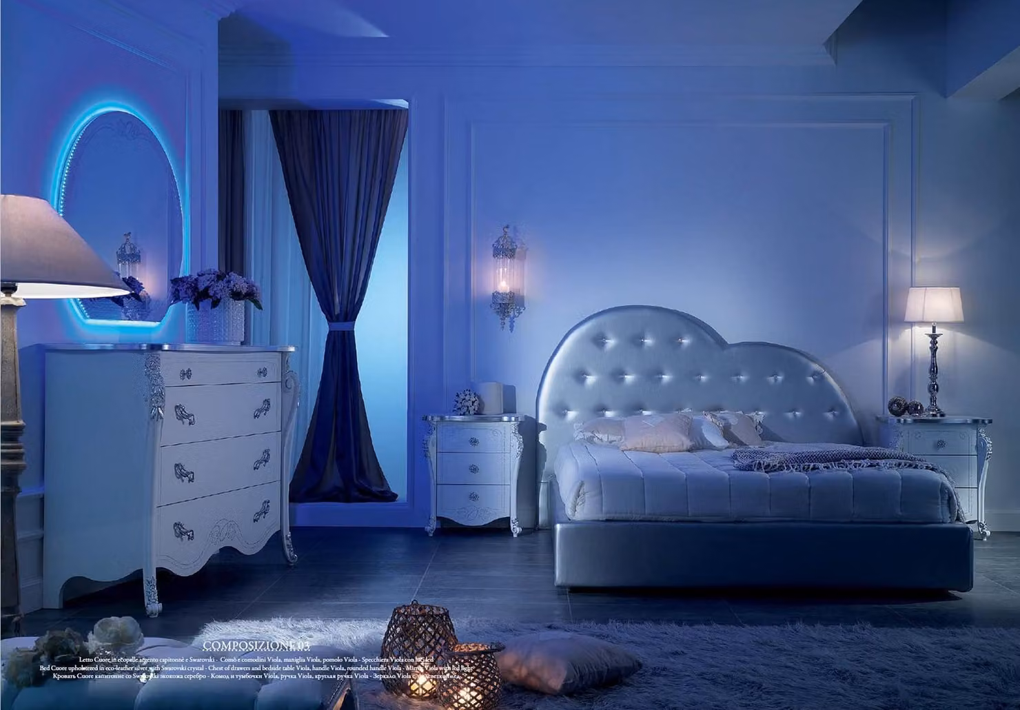 Bett Schlafzimmer Betten Holz Luxus Möbel Design Klassische Italienische Möbel