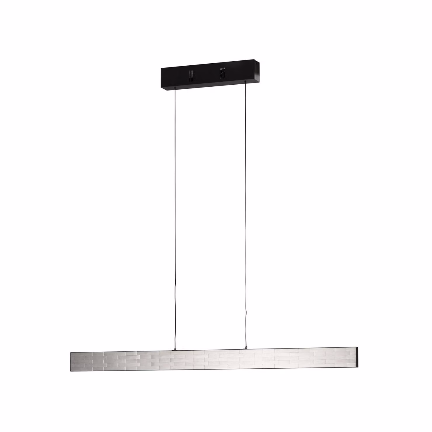 FISCHER & HONSEL Lampada LED a sospensione Aluro, metallo, telecomando, CCT, dimmerabile, Alluminio / Grigio / Zincato, Soggiorno / Sala da pranzo, Metallo, Moderno