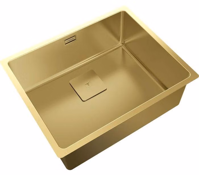 Lavello TEKA FlexLinea - Acciaio inossidabile con finitura PVD effetto ottone - 3 vasche
