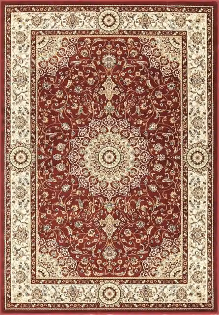 Tappeto BABIL cm.240x340 disegno classico orientale colore rosso e crema