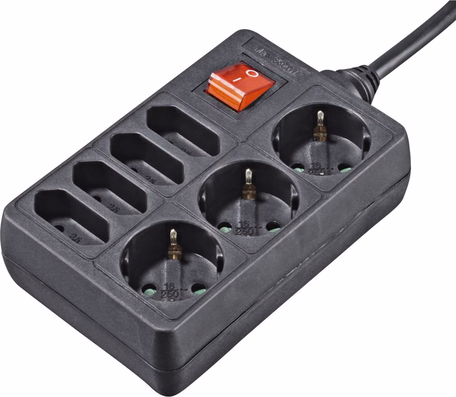 Hama 7-Way Power Strip con interruttore