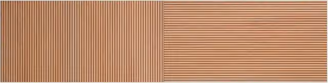 Testiera per letto Herdasa 140cm stampa doghe rovere 67x225x3