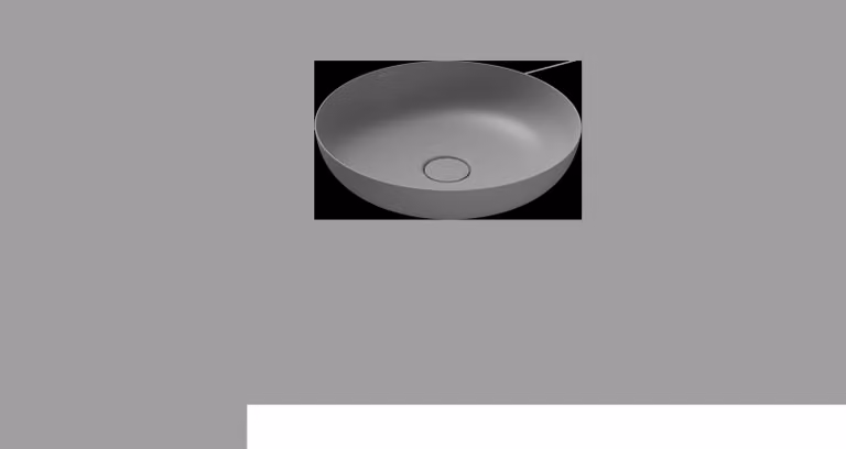 KALDEWEI MIENA Vasque de lavabo 3180, ronde, sans trop-plein, diamètre 450 mm, 909306003663, 909306003663