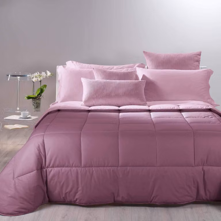 Coperta in cotone per letto matrimoniale, motivo: orchidea, 100% cotone