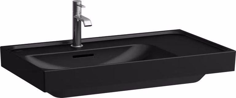 LAUFEN MEDA lavabo, encastrable, 800x460mm, tablette à droite, 3 trous pour robinetterie, avec trop-plein, H8171167161081, H8171167161081