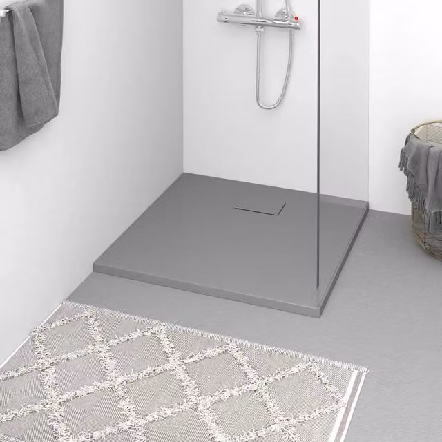 Piatto Doccia in SMC Grigio 90x90 cm 148933