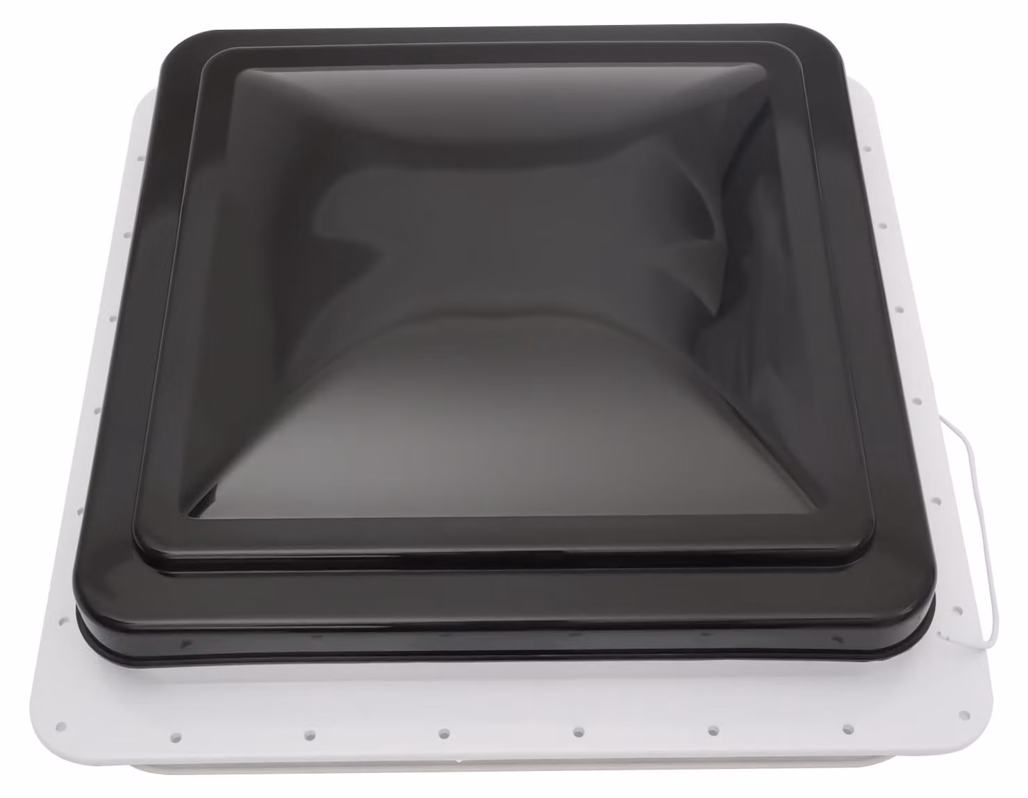 Ventilatore da tetto per camper, schermo antizanzare, struttura in plastica resistente, nero