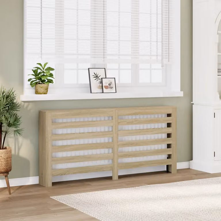Copertura per radiatori vidaXL in Rovere Sonoma, colore marrone/beige, L 175 cm x P 20 cm x H 82 cm