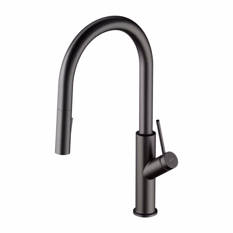 Omnires BEND BE6455GR Rubinetto per lavello, grafite