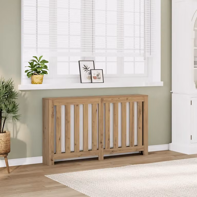 Copertura per radiatori vidaXL in legno Rovere, L 149 cm x P 20 cm x H 82 cm