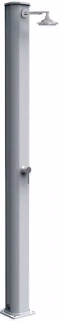 Doccia Solare in Alluminio Big Jolly Arkema Design da 25 Litri con Miscelatore Colore Inox Grigio