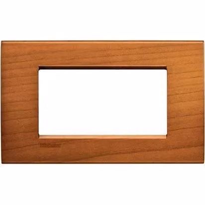 Placca BTicino Living Light 4P Ciliegio Americano Marrone LNA4804LCA – 2
