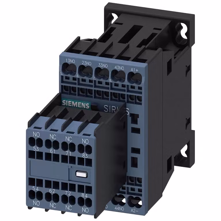 Contattore ausiliario Siemens, 6S+2Ö, 24 V CC, S00, collegamento a molla 3RH23622BB40