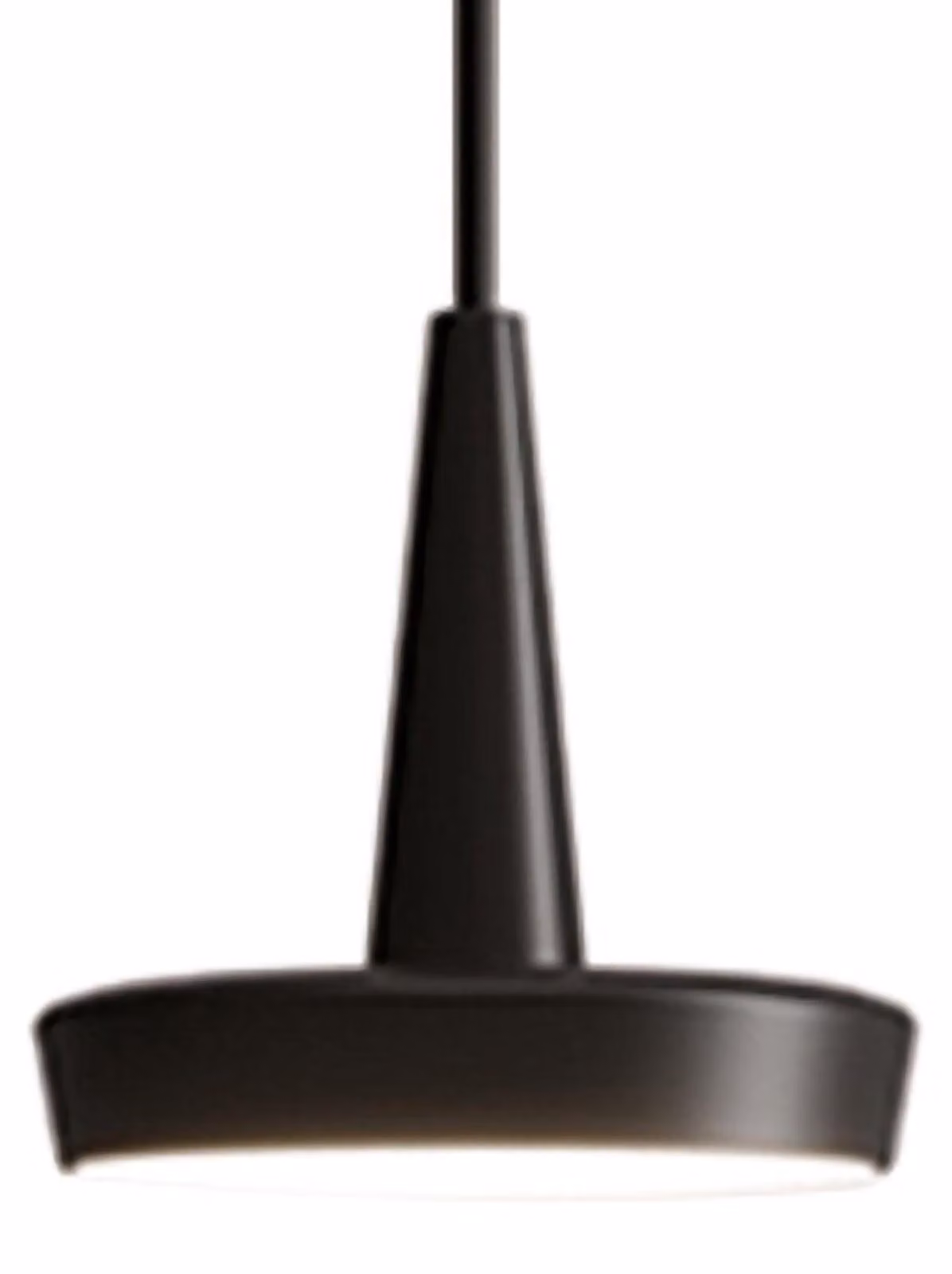 Baby Lampada a sospensione a LED in alluminio pressofuso nero, design moderno con dimmerazione TRIAC, CRI 90, luce calda 3000K, ideale per interni