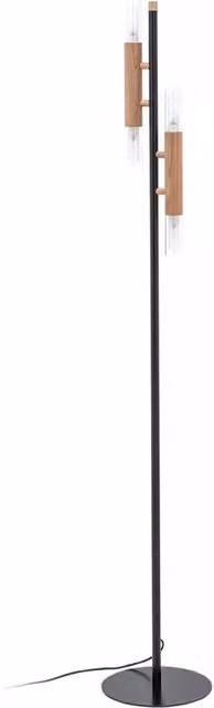 Lampada da terra scandinava legno 152cm 2xG9 Zuma Madera