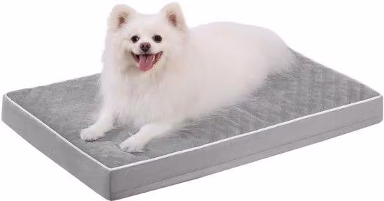 Cuccia per cani maschi di taglia media, 88x55x7 cm, cuscino lavabile, rivestimento sfoderabile, antracite