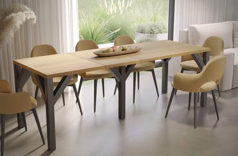 Tavolo pieghevole BALTIKA 130(240)x90 rovere naturale