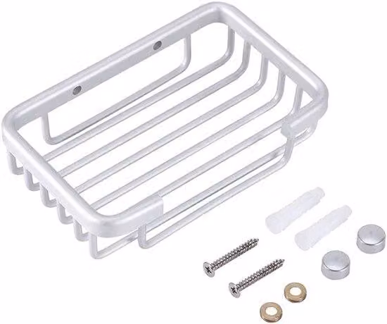 Portasapone - Porta sapone - Portaoggetti per doccia/bagno - Porta sapone da appendere - Accessori per il bagno - Doccia - Bagno - Cucina - Toilette - Acciaio inossidabile argentato