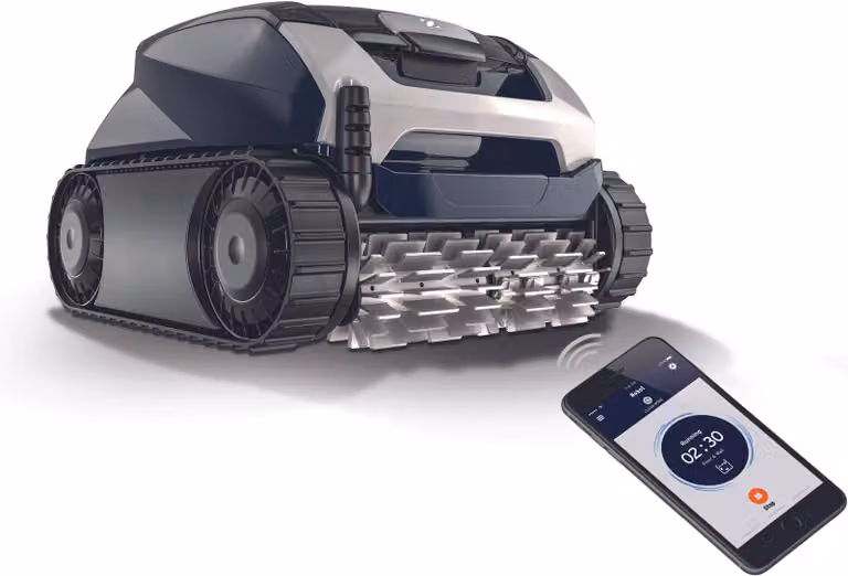 Aspiratore elettrico e automatico per piscine VOYAGER RE 4600iQ Controllo ZODIAC APP 2 modalità di pulizia solo pavimento e pavimento/pareti/linea d'acqua