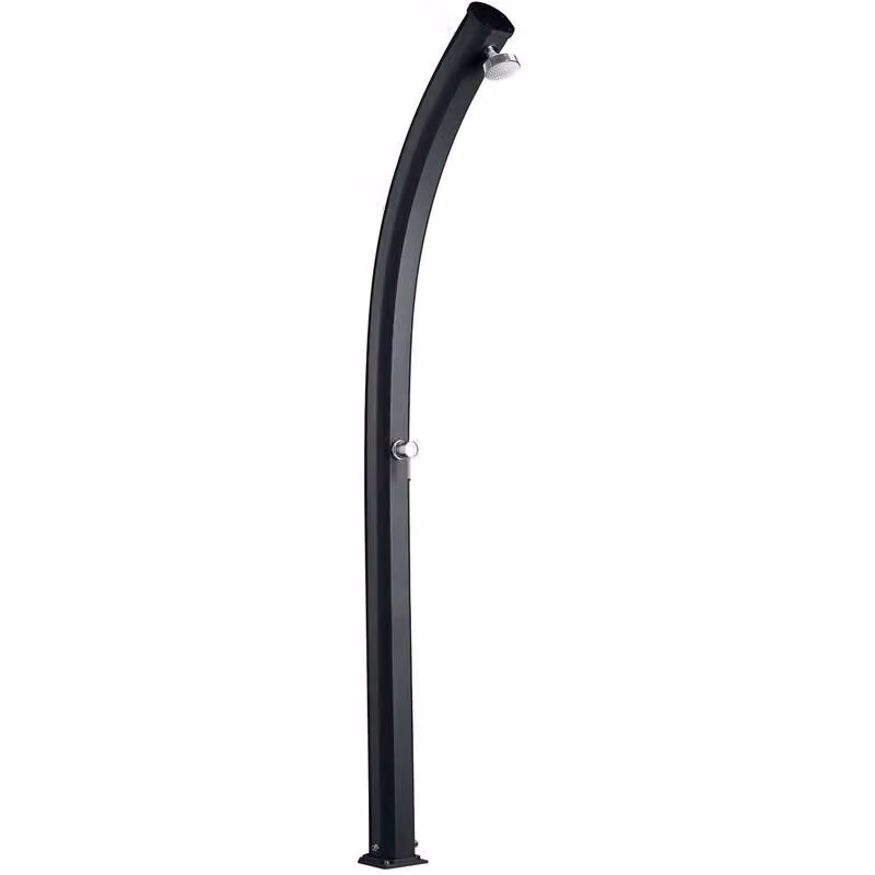 Doccia Solare Arkema Design A505 con Tubo di Collegamento in Alluminio Colore Antracite – 2