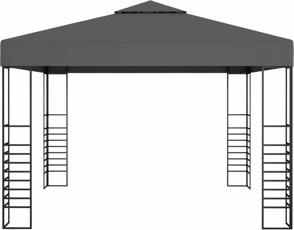 Gazebo da Giardino 3x3 m Antracite