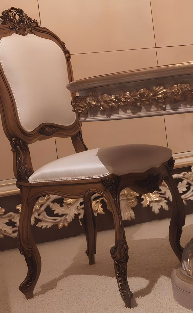 Esszimmer Stuhl Möbel Barock Rokoko Esstisch Stühle Italienische Einrichtung