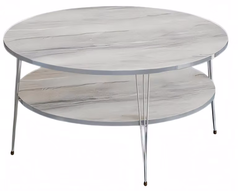 Grauer Holz Couchtisch modern eleganter Wohnzimmertisch