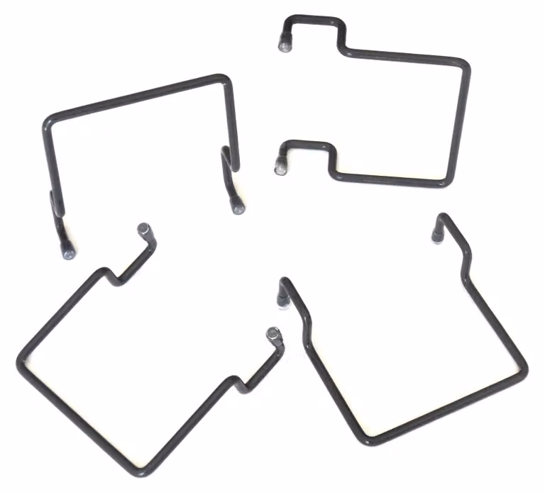 Tappi per materassi, 30x30 mm, grigi, confezione da 4 pezzi, per telai metallici
