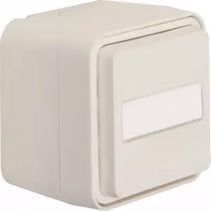 Berker 50763552 Pulsante, commutatore AP bianco polo opaco Berker W.1