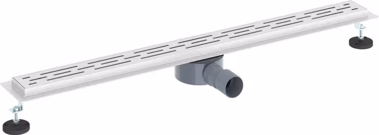 Scarico doccia con copertura in vetro e sifone a 360° 90 cm