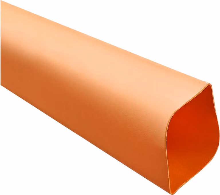 Tubo termoretraibile STEX24, rapporto di restringimento 2:1, venduto al metro, colore arancione, dimensioni 38,1/19,0 mm, 1 1/2 pollici, temperatura di restringimento minima 70°C, prodotto completo