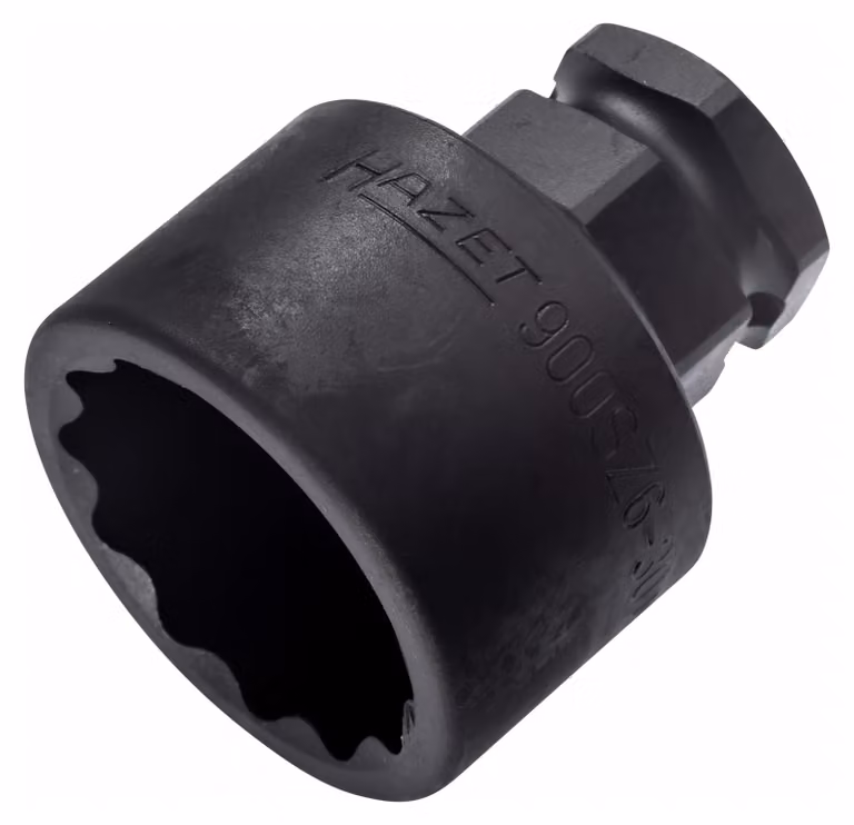 Hazet Avvitatore a impatto, inserto per chiave a bussola 900SZ6-30, 1/2" (12,5 mm) quadrato cavo, esagono esterno da 24 mm, esagono doppio esterno Tractionsp