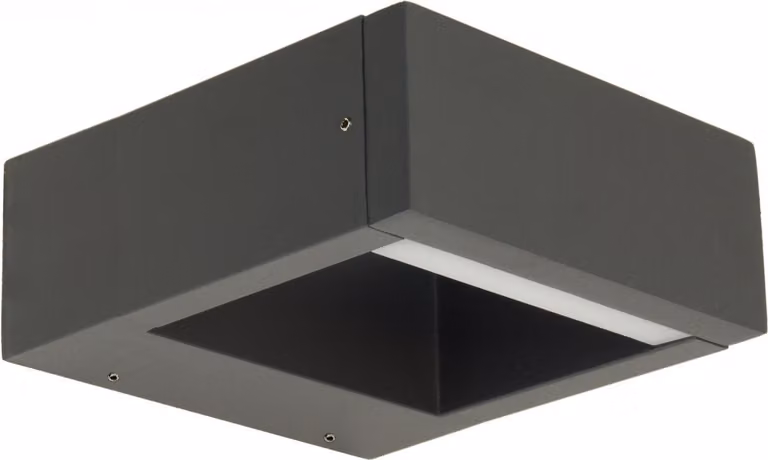 Lampada da parete per esterni a luce LED variabile 7W grigio scuro IP54 SU-MA Form YB19504