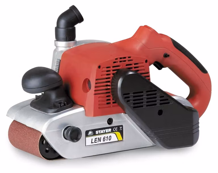 Levigatrice a nastro professionale - Potenza: 1200 W - Superficie di levigatura: 100x155 mm
